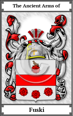 Fuski Family Crest Download (JPG) Book Plated - 600 DPI