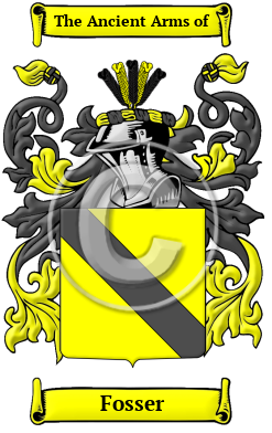 Fosser Family Crest/Coat of Arms