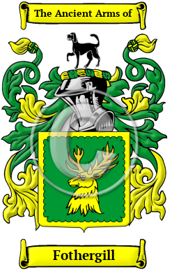 Fothergill Family Crest/Coat of Arms