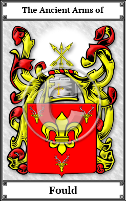 Fould Family Crest Download (JPG)  Book Plated - 150 DPI