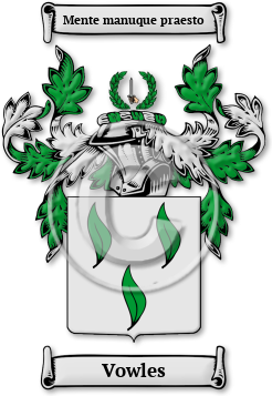 Vowles Family Crest Download (JPG) Legacy Series - 600 DPI