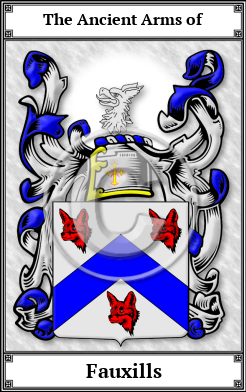 Fauxills Family Crest Download (JPG)  Book Plated - 150 DPI