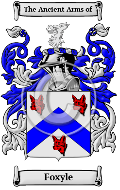Foxyle Family Crest/Coat of Arms