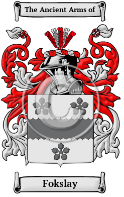 Fokslay Family Crest/Coat of Arms