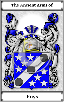 Foys Family Crest Download (JPG) Book Plated - 600 DPI