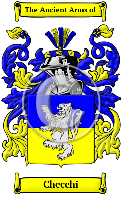 Checchi Family Crest/Coat of Arms