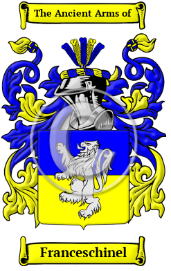 Franceschinel Family Crest/Coat of Arms