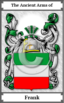 Frank Family Crest Download (JPG)  Book Plated - 150 DPI