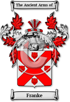 Franke Family Crest Download (jpg) Legacy Series - 150 DPI