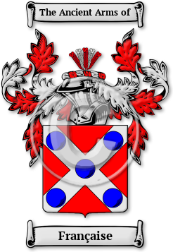 Française Family Crest Download (JPG) Legacy Series - 300 DPI