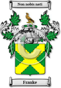 Franke Family Crest Download (jpg) Legacy Series - 150 DPI
