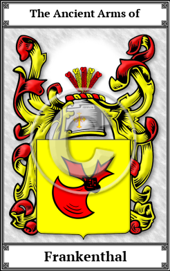 Frankenthal Family Crest Download (JPG)  Book Plated - 150 DPI