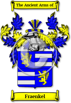 Fraenkel Family Crest Download (jpg) Legacy Series - 150 DPI