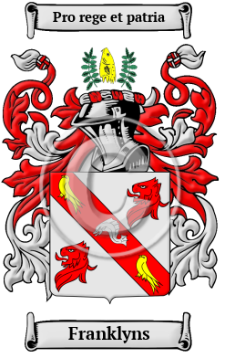 Franklyns Family Crest/Coat of Arms