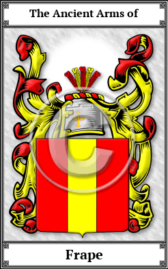 Frape Family Crest Download (JPG)  Book Plated - 150 DPI