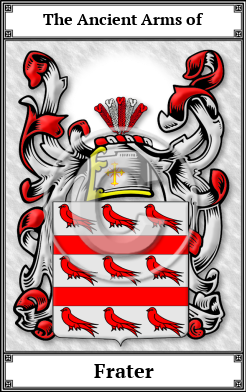 Frater Family Crest Download (JPG) Book Plated - 600 DPI
