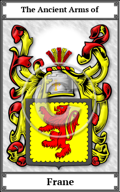 Frane Family Crest Download (JPG)  Book Plated - 150 DPI