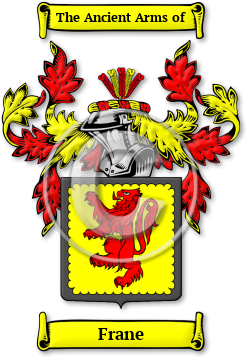 Frane Family Crest Download (jpg) Legacy Series - 150 DPI