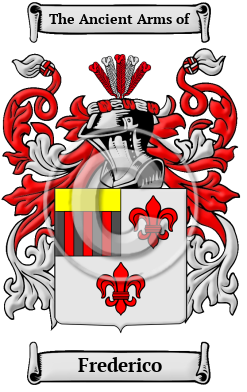 Frederico Family Crest/Coat of Arms