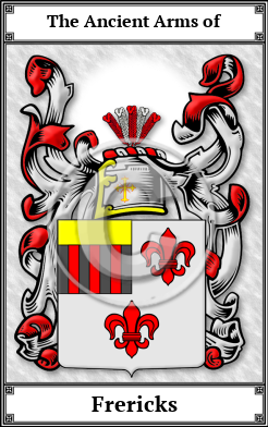 Frericks Family Crest Download (JPG)  Book Plated - 150 DPI