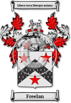 Freelan Family Crest Download (JPG) Legacy Series - 600 DPI