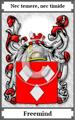 Freemind Family Crest Download (JPG)  Book Plated - 150 DPI
