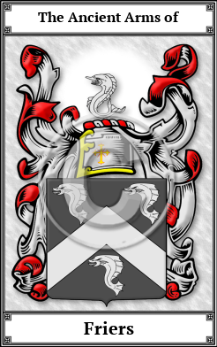 Friers Family Crest Download (JPG) Book Plated - 600 DPI
