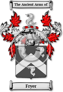 Fryer Family Crest Download (jpg) Legacy Series - 150 DPI