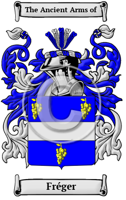 Fréger Family Crest/Coat of Arms