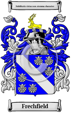 Frechfield Family Crest/Coat of Arms
