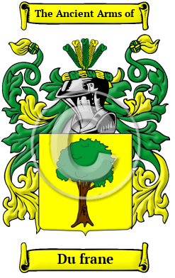 Du frane Family Crest/Coat of Arms
