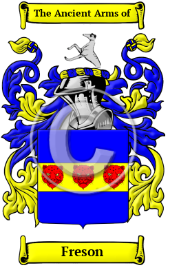 Freson Family Crest/Coat of Arms