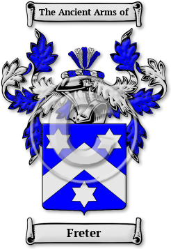 Freter Family Crest Download (jpg) Legacy Series - 150 DPI