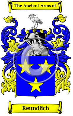 Reundlich Family Crest/Coat of Arms