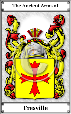 Fresville Family Crest Download (JPG)  Book Plated - 150 DPI