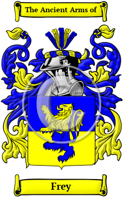Frey Name Meaning, Family History, Family Crest & Coats of Arms