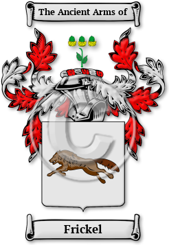 Frickel Family Crest Download (jpg) Legacy Series - 150 DPI