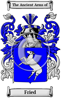 Fried Family Crest/Coat of Arms