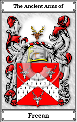 Freean Family Crest Download (JPG) Book Plated - 600 DPI