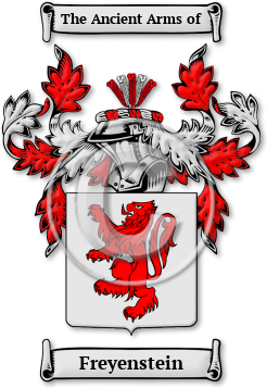 Freyenstein Family Crest Download (jpg) Legacy Series - 150 DPI