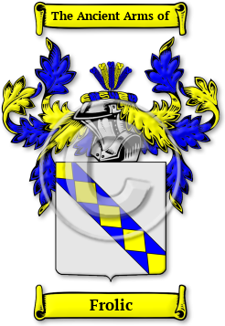 Frolic Family Crest Download (jpg) Legacy Series - 150 DPI
