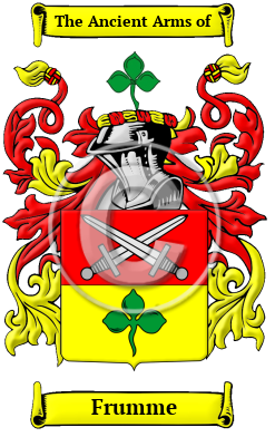 Frumme Family Crest/Coat of Arms