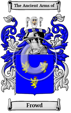 Frowd Family Crest/Coat of Arms