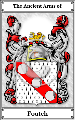 Foutch Family Crest Download (JPG) Book Plated - 600 DPI