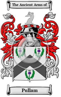 Pullam Family Crest/Coat of Arms