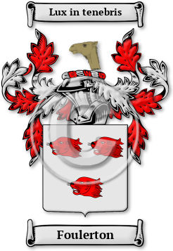 Foulerton Family Crest Download (jpg) Legacy Series - 150 DPI