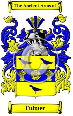Fulmer Family Crest/Coat of Arms