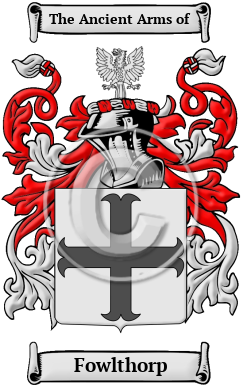 Fowlthorp Family Crest/Coat of Arms