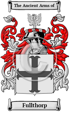 Fullthorp Family Crest/Coat of Arms