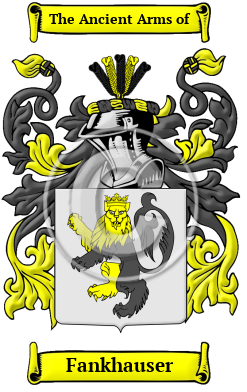 Fankhauser Family Crest/Coat of Arms